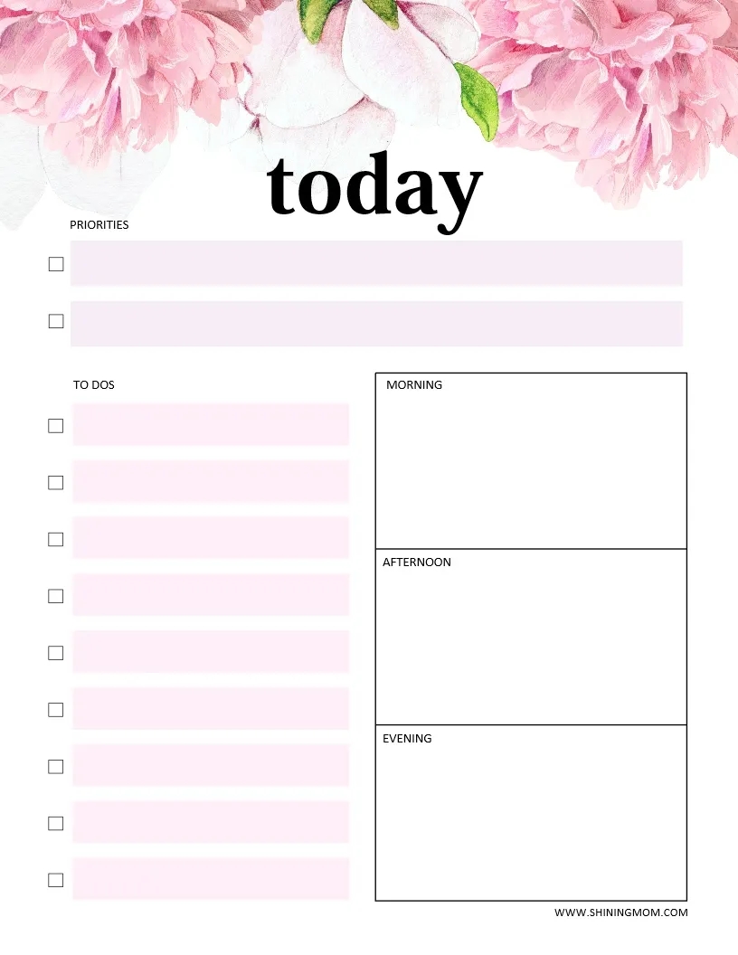 November Floral 2025 Blank Calendar November Floral 2025 Blank Calendar