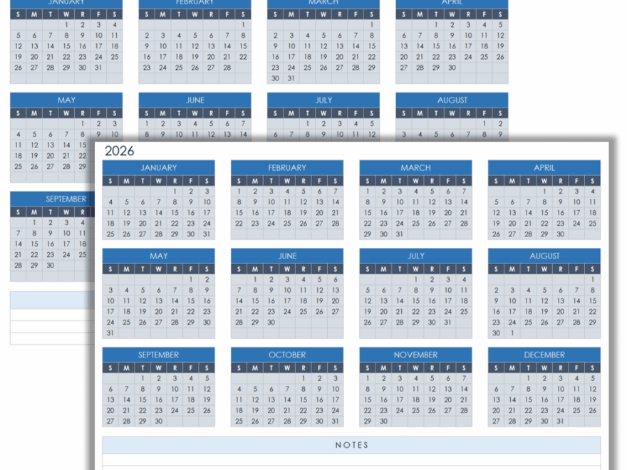 Free Google Sheets Monthly Calendar Templates Smartsheet