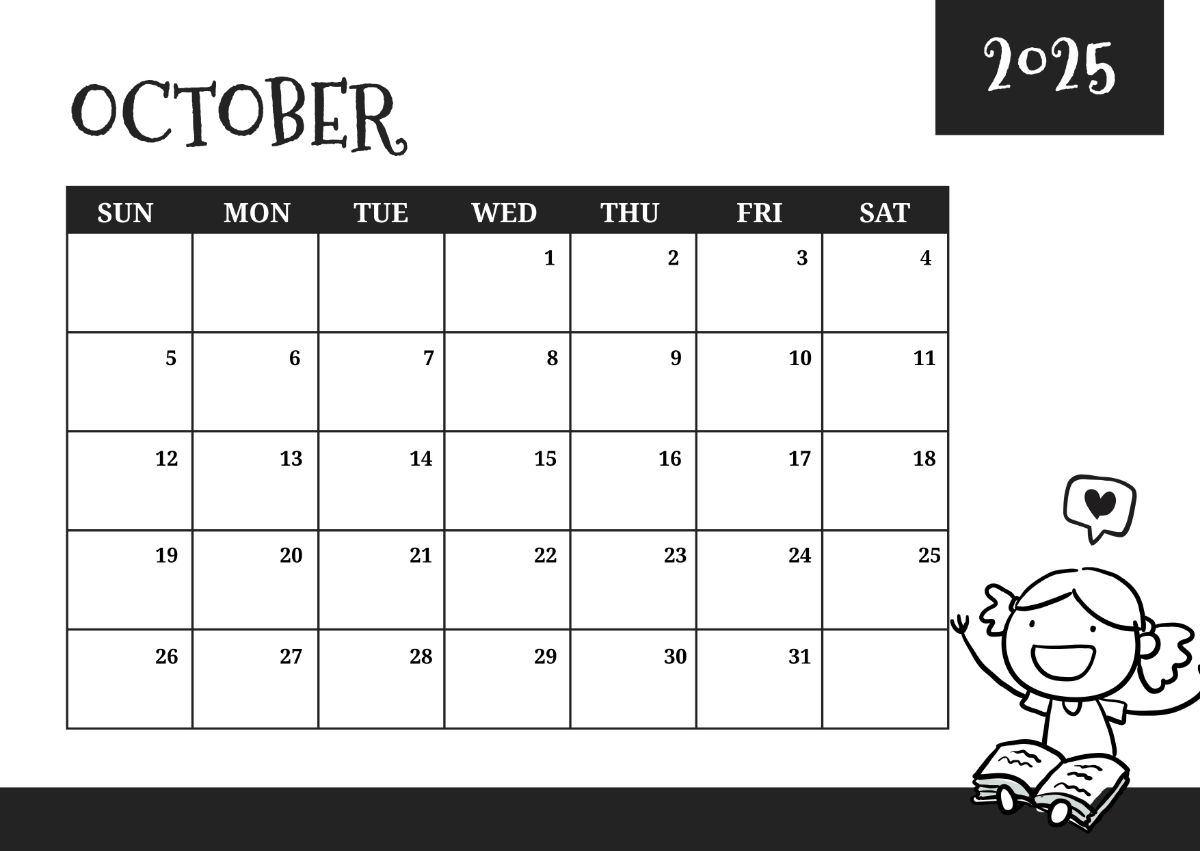 Free October 2025 Calendar Templates Editable And Printable Free October 2025 Calendar Templates Editable And Printable