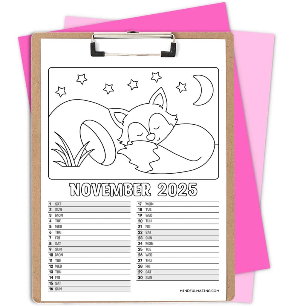 November 2025 Preschool Calendar Blank November 2025 Preschool Calendar Blank