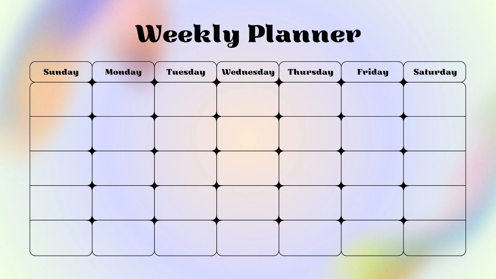 Blank Calendars 2025 Monday Thru Sunday