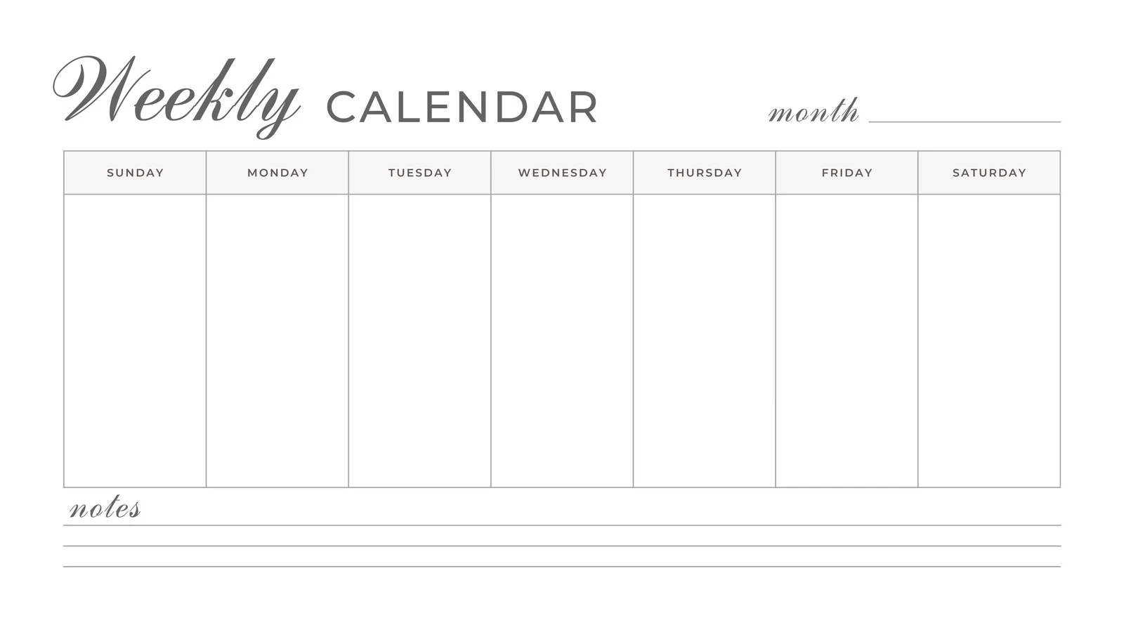 Free Printable Customizable Weekly Calendar Templates Canva