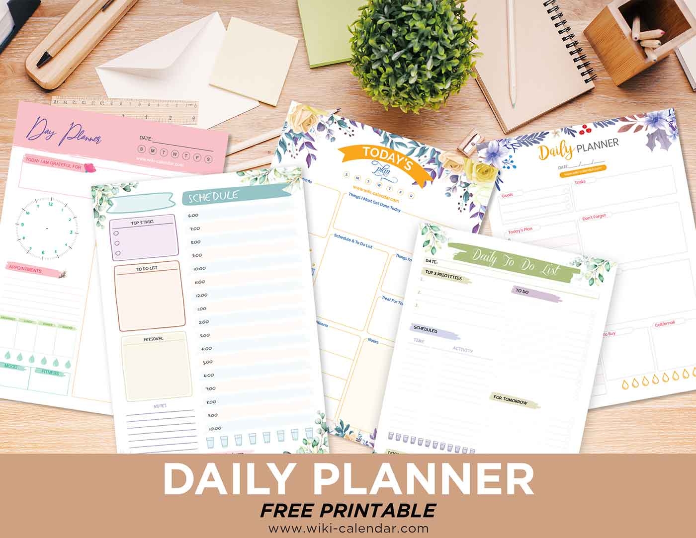 Free Printable Daily Planner For 2025 Templates Free Printable Daily Planner For 2025 Templates