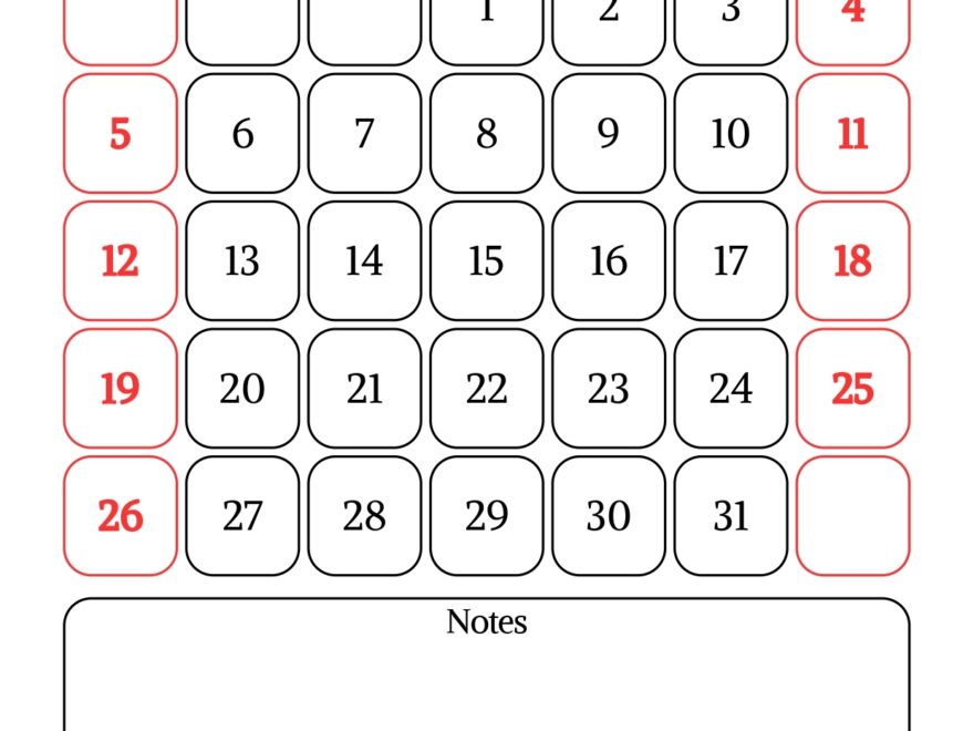 January 2025 Calendar Printable PDF Template With Holidays