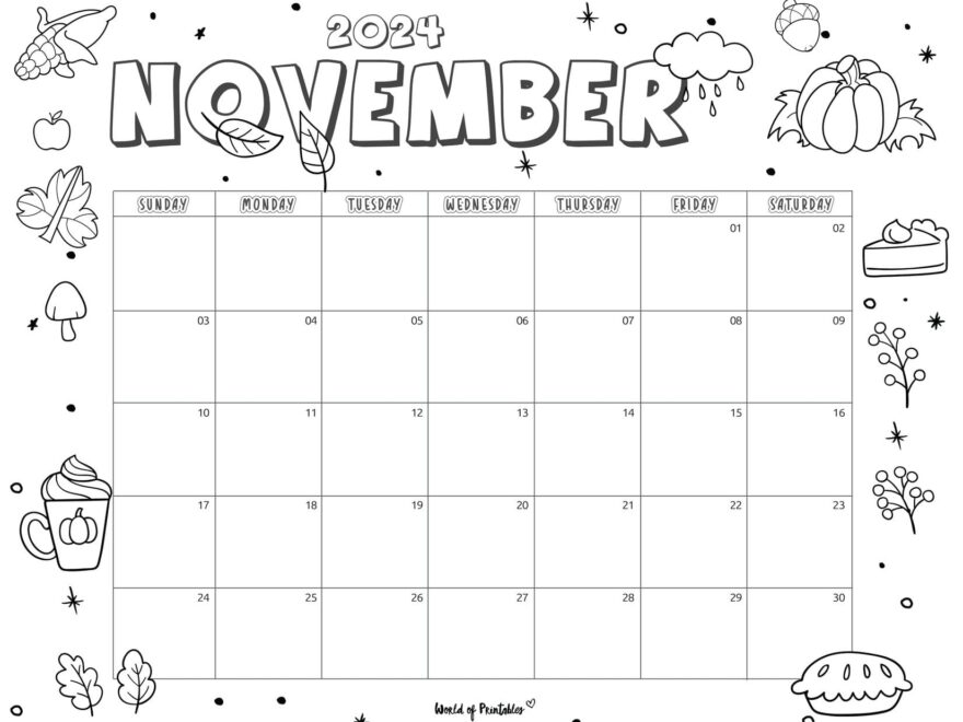 November 2024 Calendar Printable