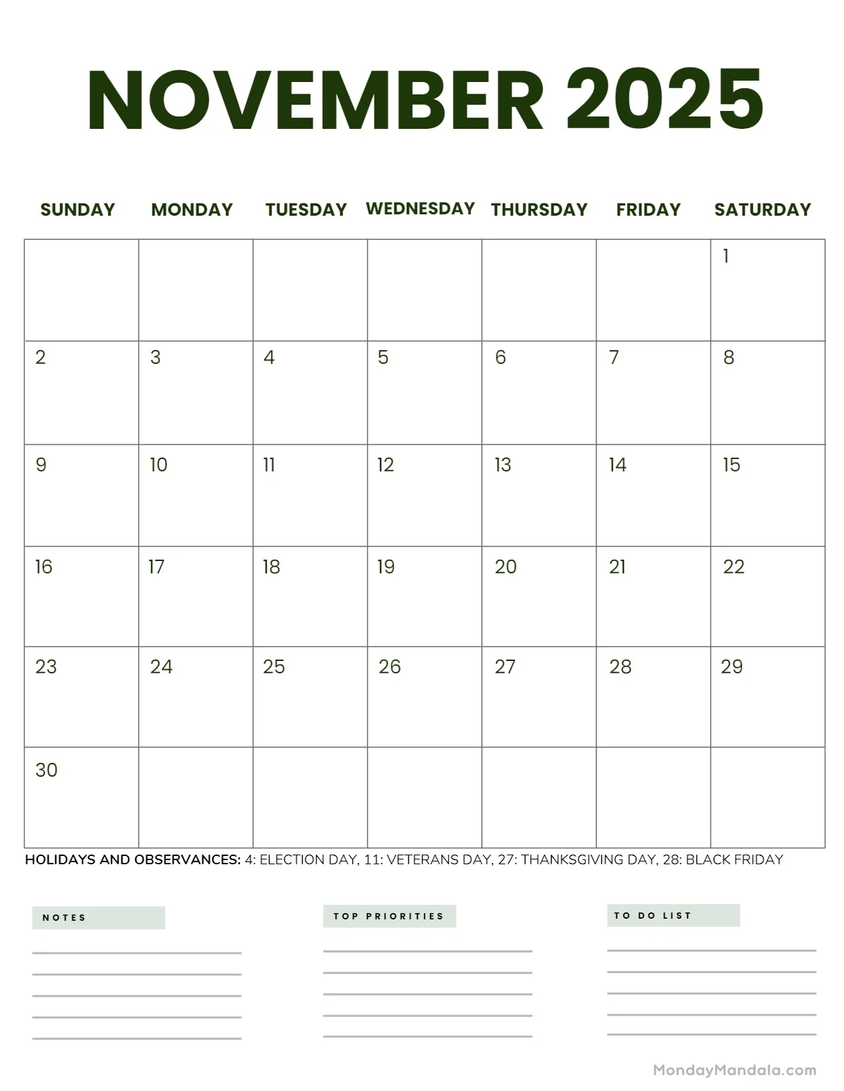 November 2025 Calendar 52 Free PDF Printables November 2025 Calendar 52 Free PDF Printables
