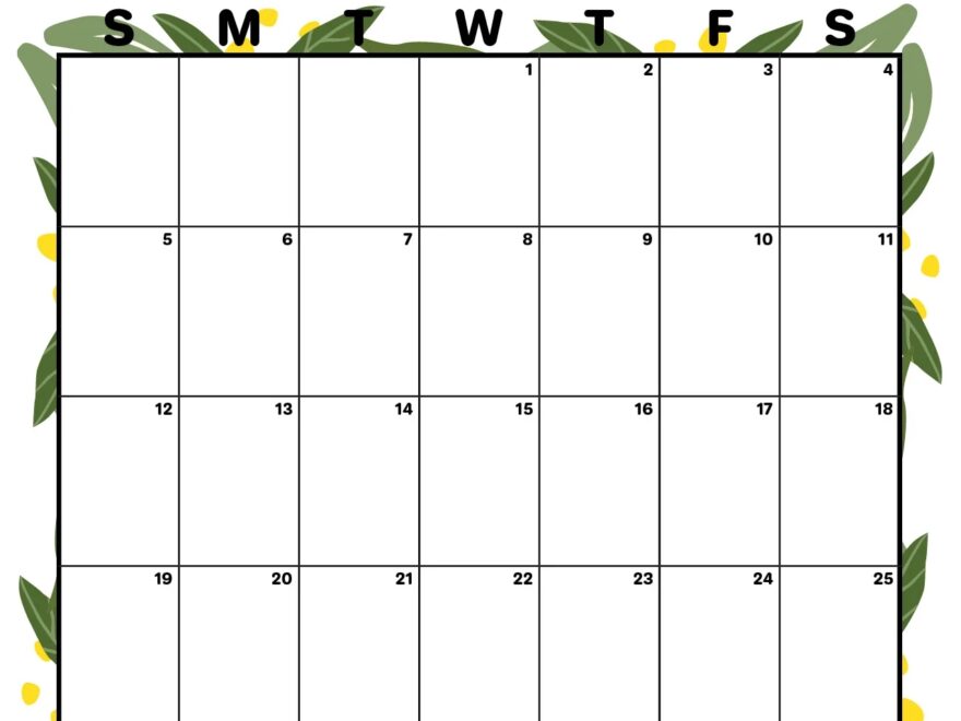 October 2025 Calendar Templates 14 Free Printables Savor Savvy