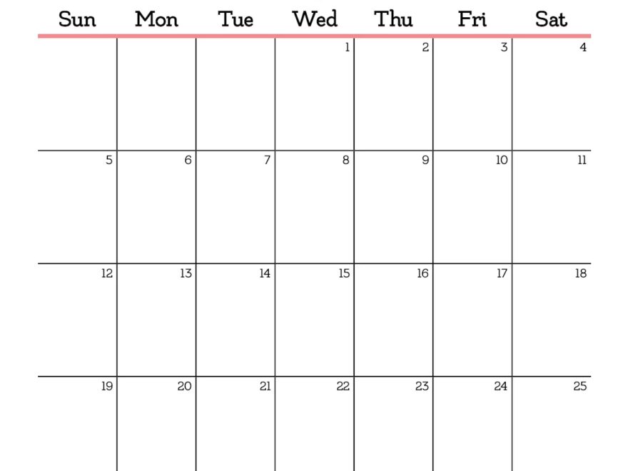 October 2025 Calendar Templates 14 Free Printables Savor Savvy