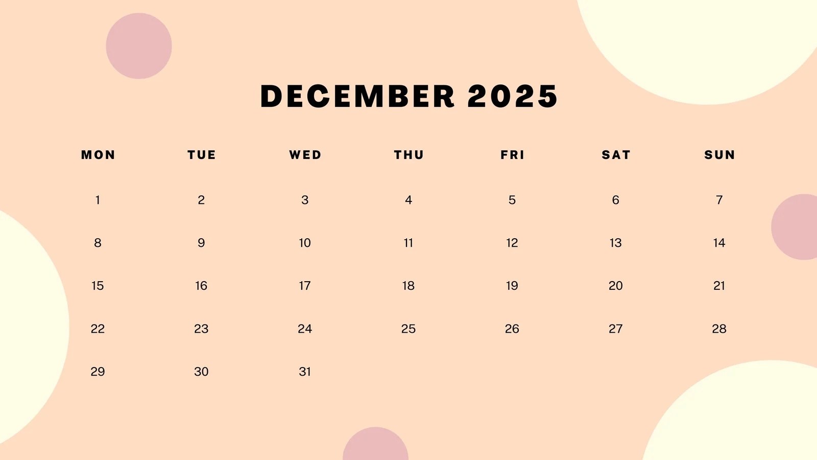 Page 2 Free Printable December 2025 Calendar Templates Canva Page 2 Free Printable December 2025 Calendar Templates Canva