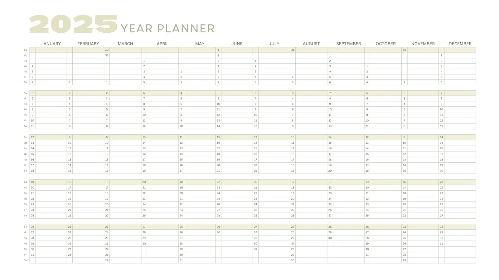 Page 5 Free And Customizable Calendar Templates Canva