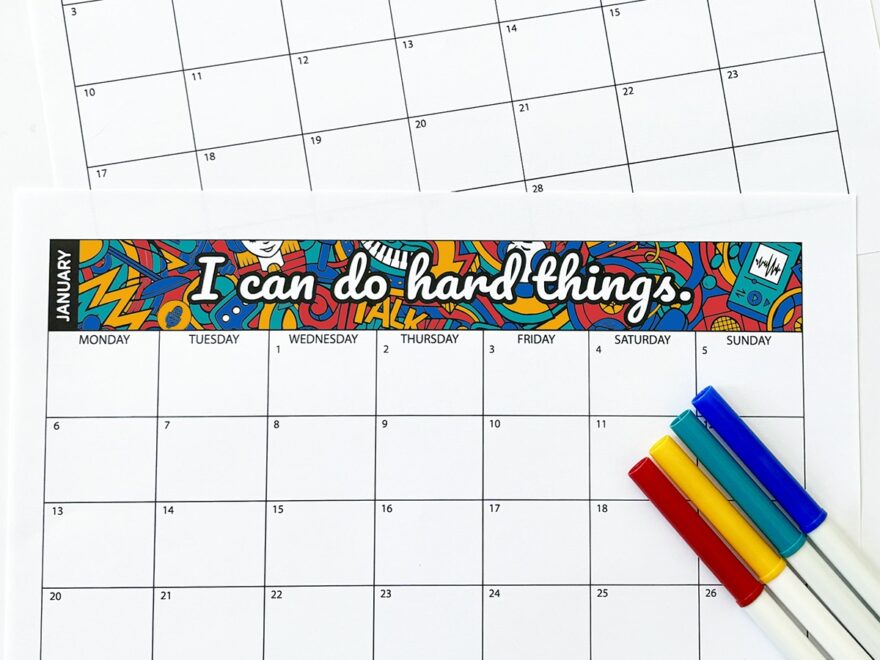 Printable Children s Calendar 2025 To Help Kids Stay Organized