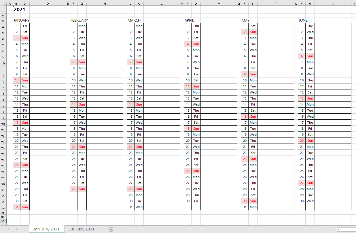 Simple Excel Calendar Template Arachne Calendar