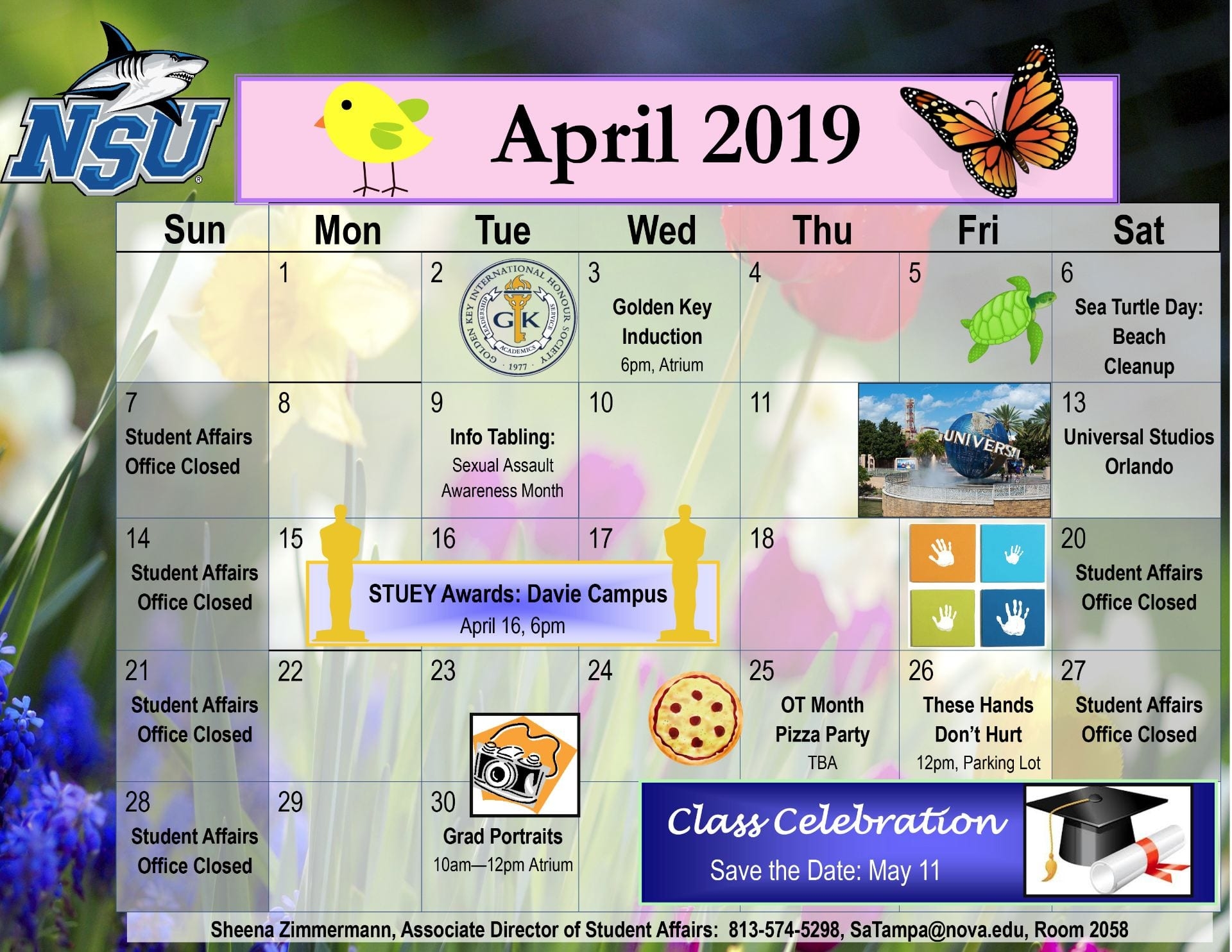 Tampa Calendar Of Events May NSU SharkFINS