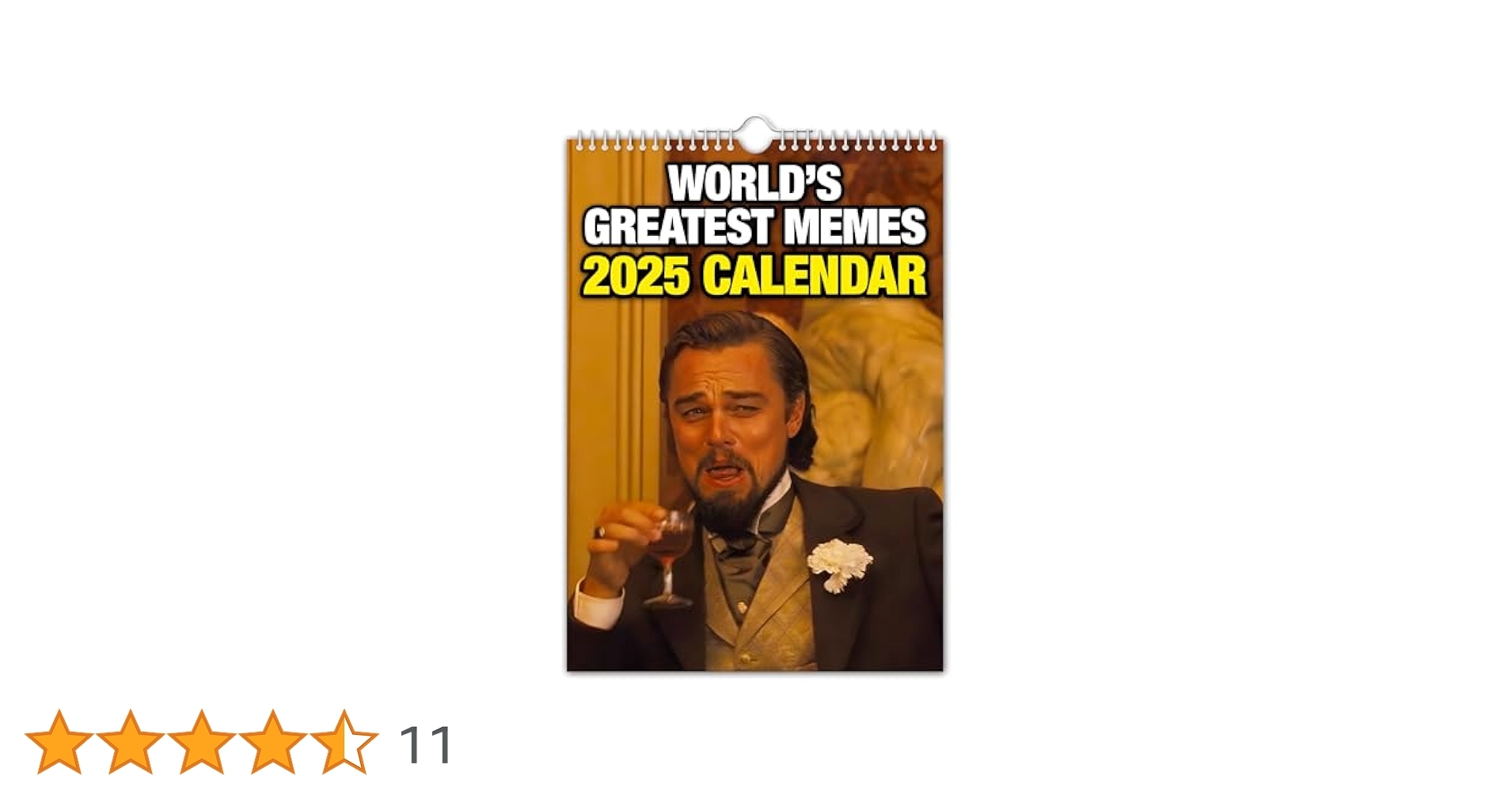The Calendar King World s Greatest Memes 2025 Wall Calendar Full Colour A4 Size Amazon co uk Stationery Office Supplies