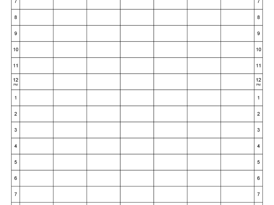 Weekly Calendars 2025 For PDF 12 Free Printable Templates
