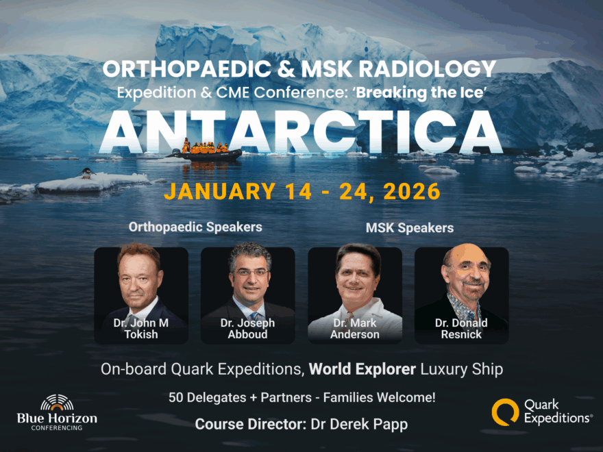 2026 Antarctic Orthopaedic MSK CME CPD Conference Expedition
