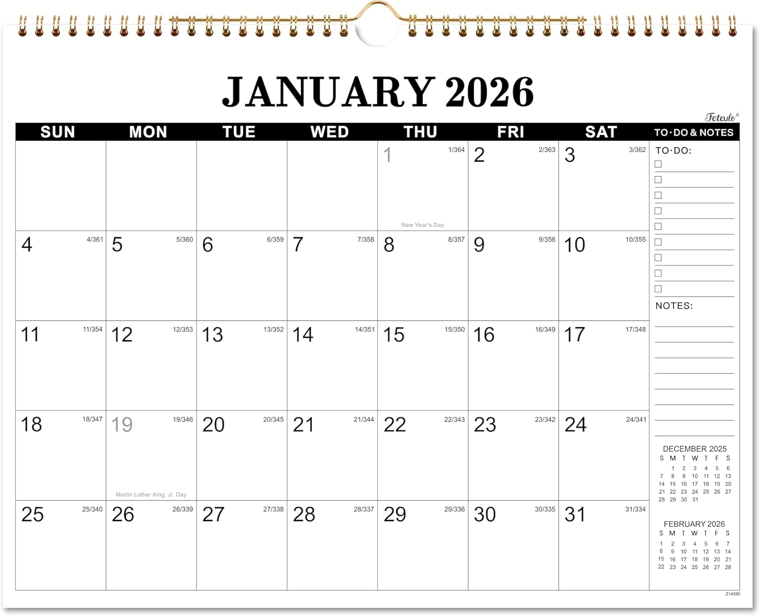 2026 Calendar 2026 Wall Calendar Jan 2026 Dec Jordan Ubuy