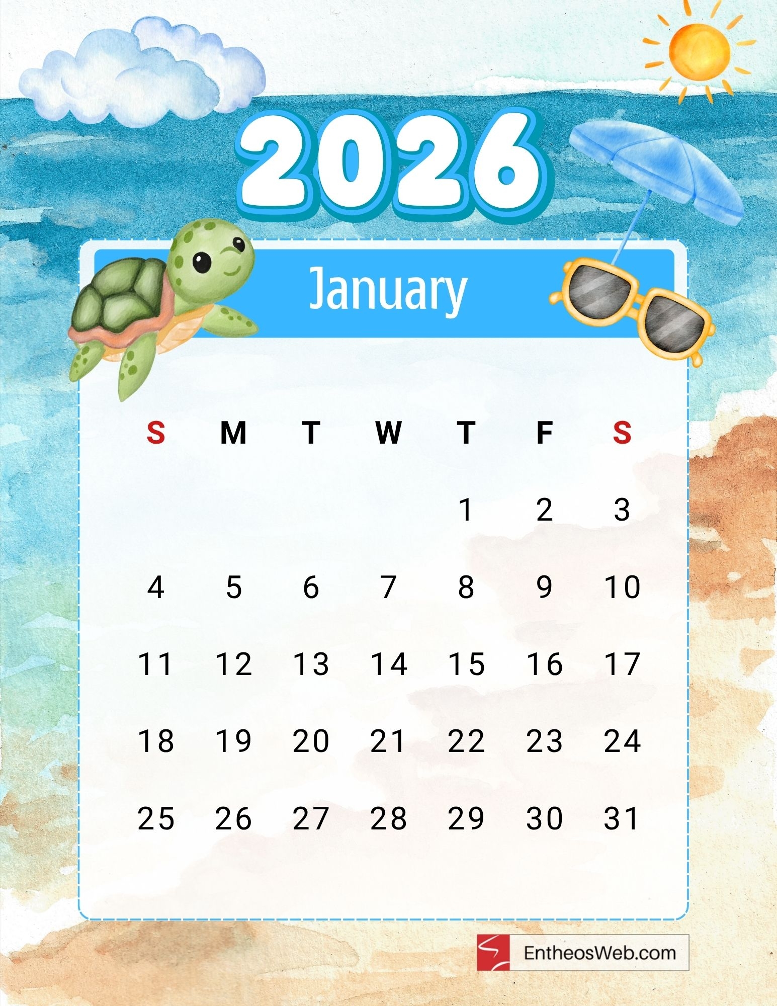 2026 Free Printable Calendar With Ocean Theme Download Now EntheosWeb 2026 Free Printable Calendar With Ocean Theme Download Now EntheosWeb