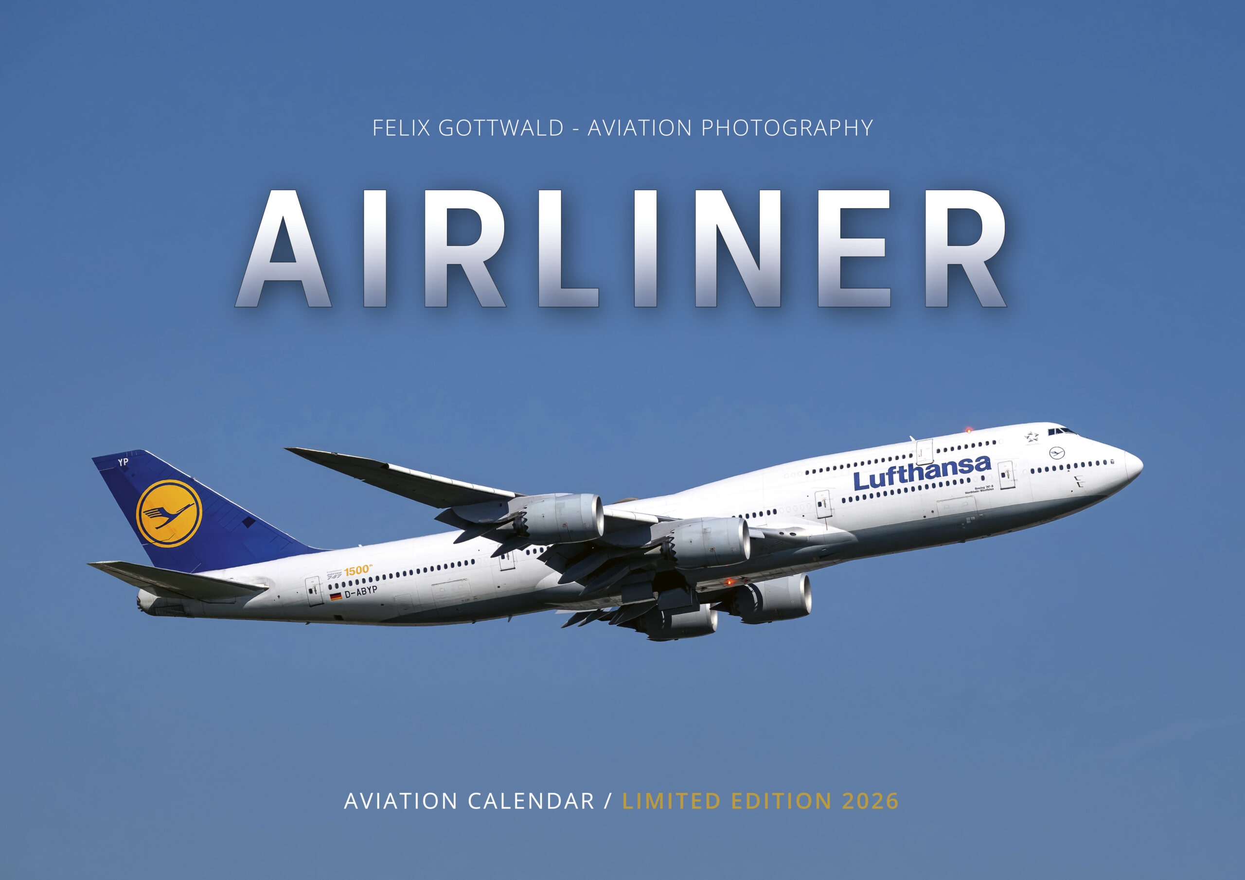 AIRLINER CALENDAR 2026 Airplane Wall Calendar A2 Format 