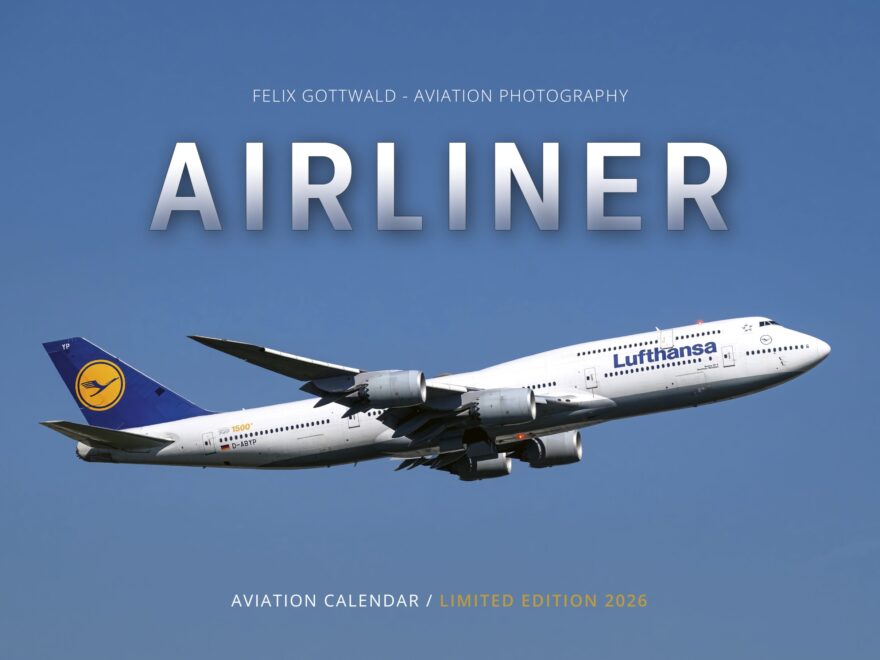 AIRLINER CALENDAR 2026 Airplane Wall Calendar A2 Format