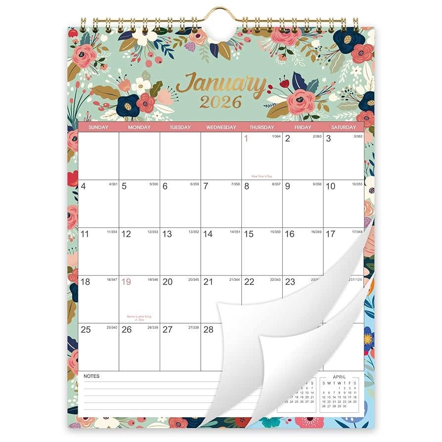 Decorated January 2026 Calendars