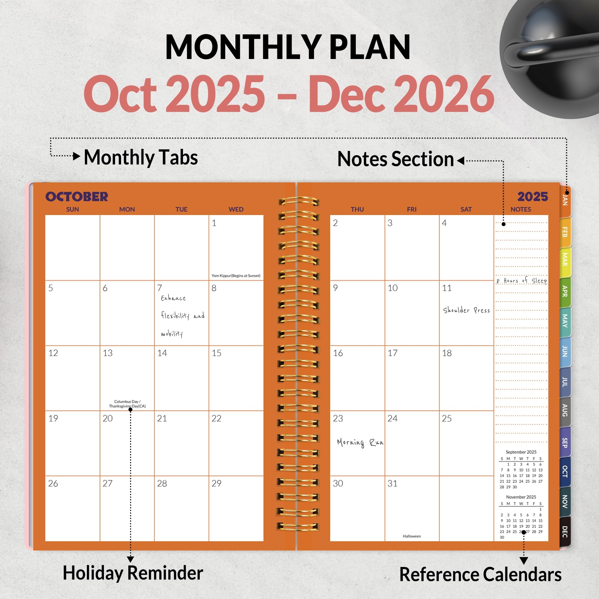 January 2026 Fitness Calendar