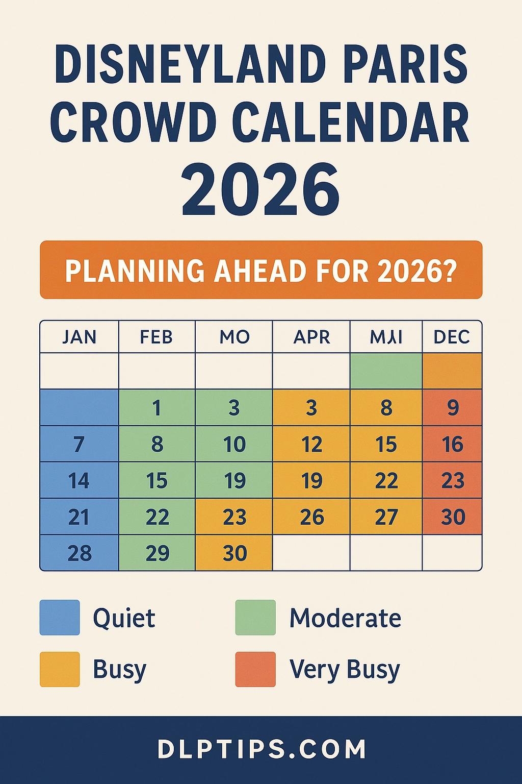 January 2026 Crowd Calendar