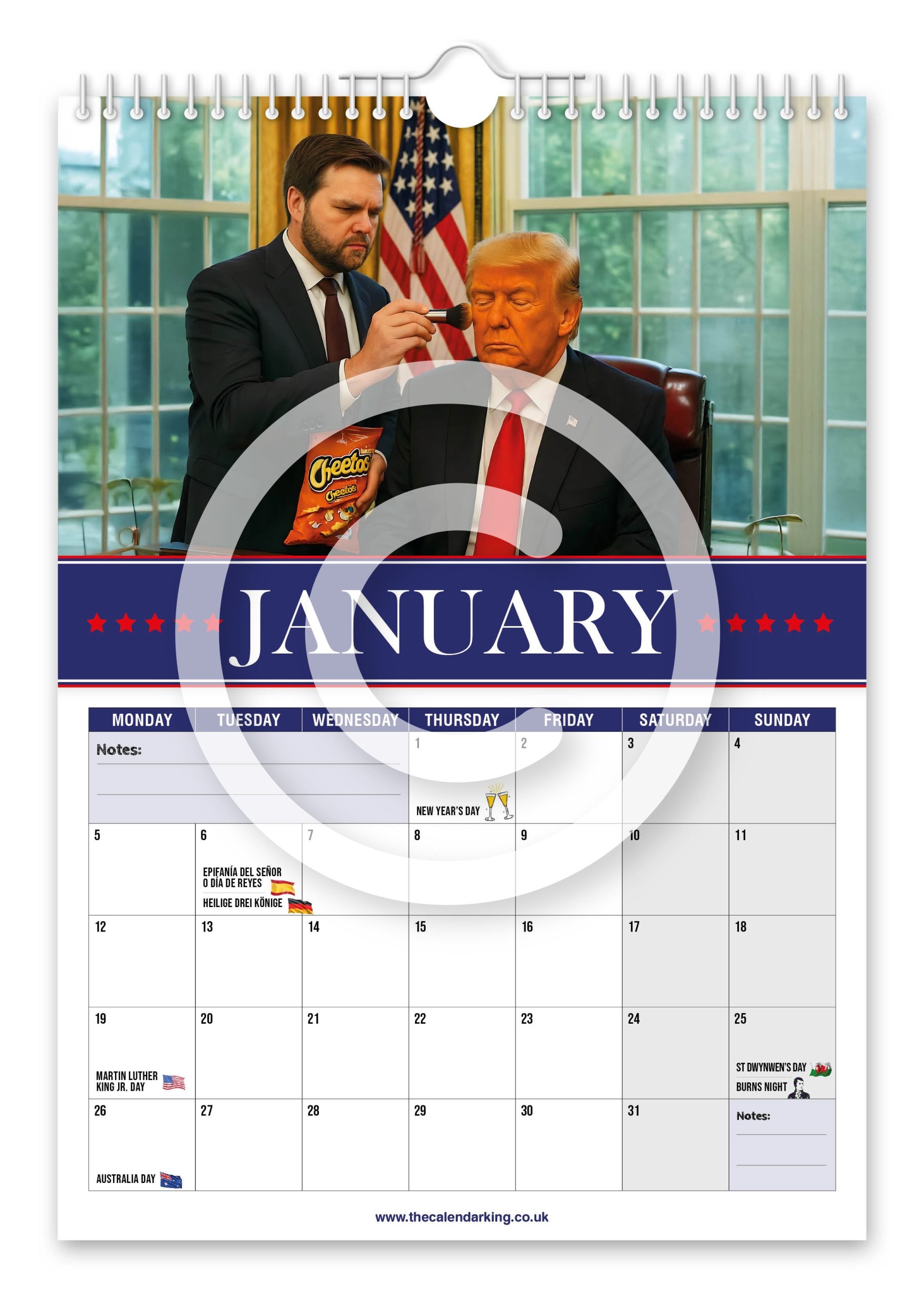 2026 Trump Calendar January