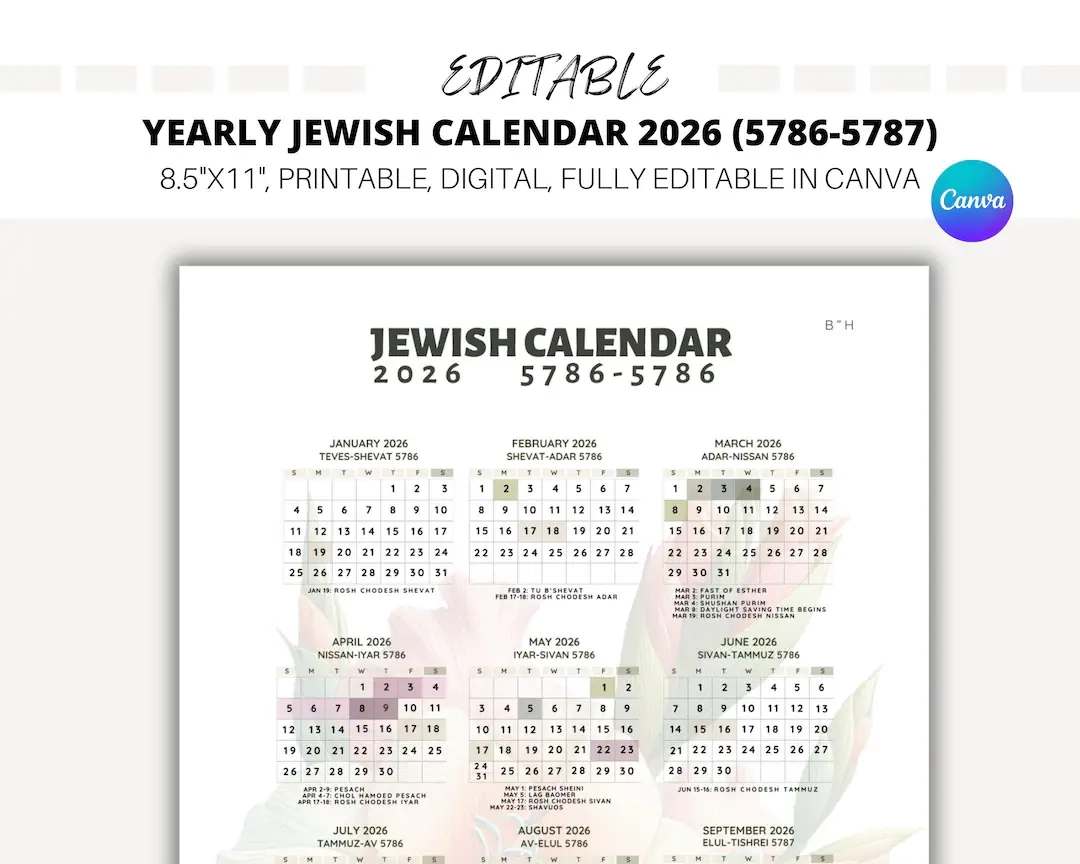 Hebrew Feast Calendar January 21 2026