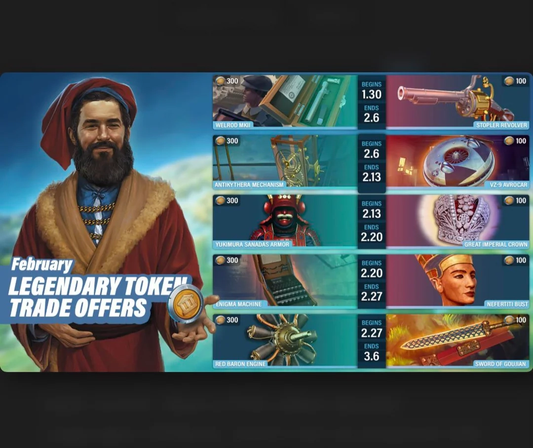 Feb Token Calendar R Dominations