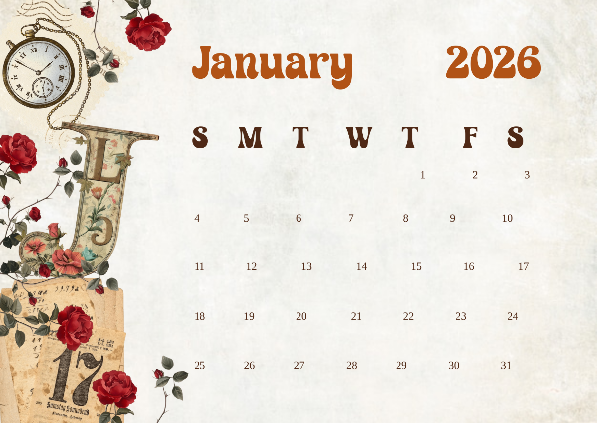 Calendar Wallpaper January 2026