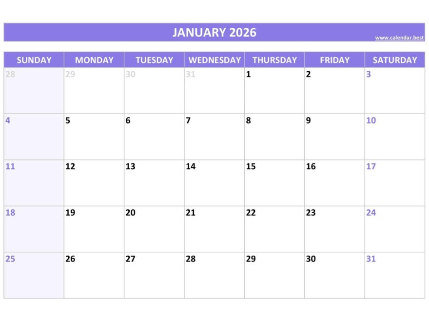 Free Printable Calendars 2025 2026 Plan Ahead Stay Organized Calendar best
