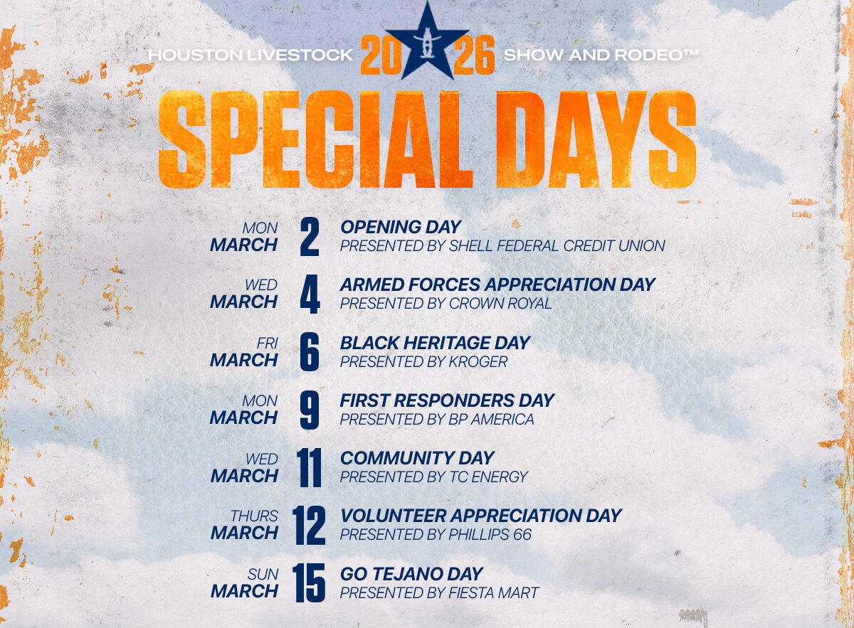 GET READY FOR 2026 HOUSTON RODEO ANNOUNCES PRE RODEO EVENTS D mars