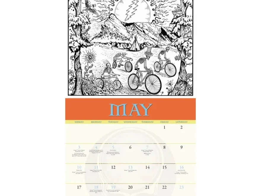 Grateful Dead 2026 Wall Calendar Calendars