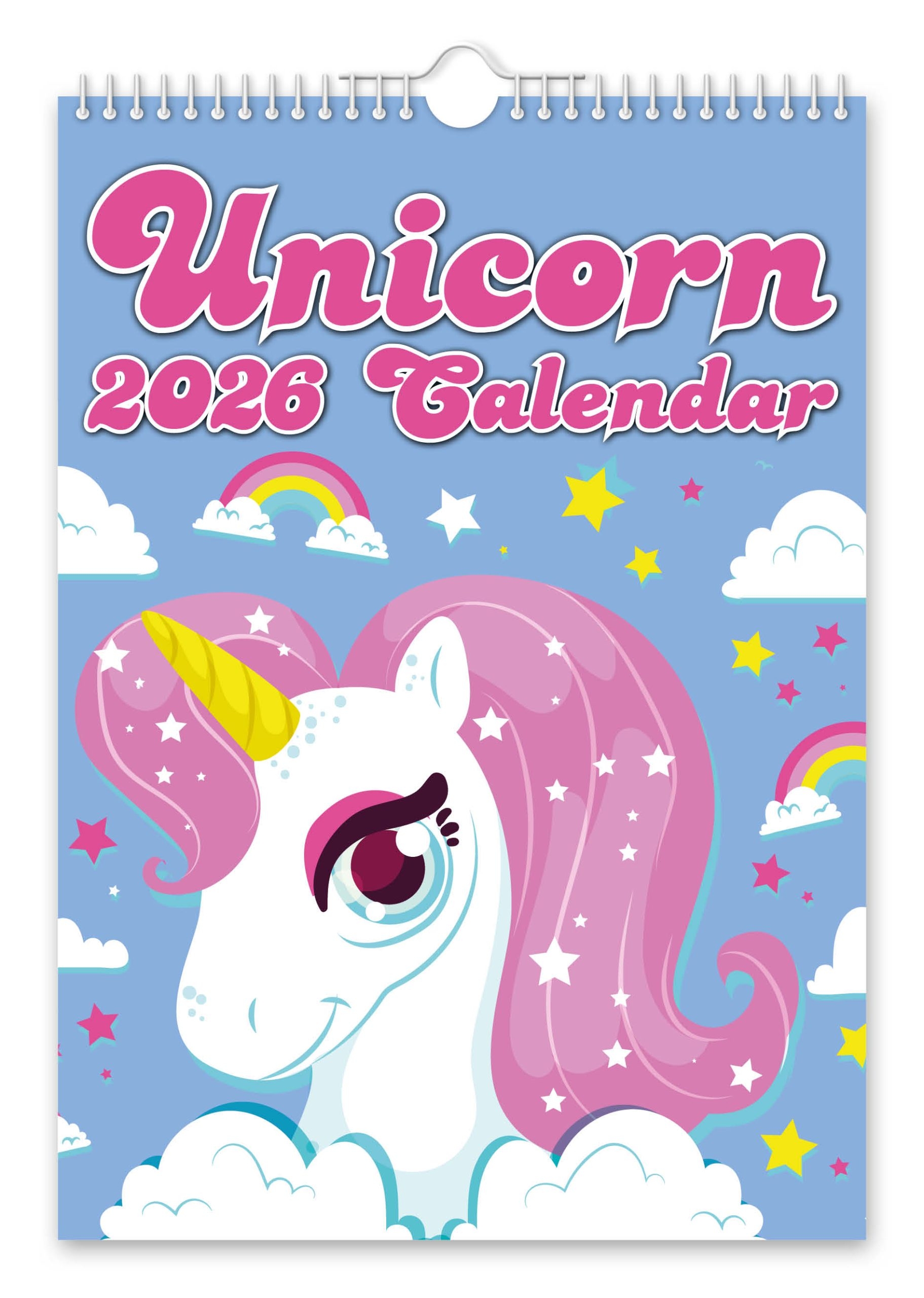 Unicorn Calendar January 2026