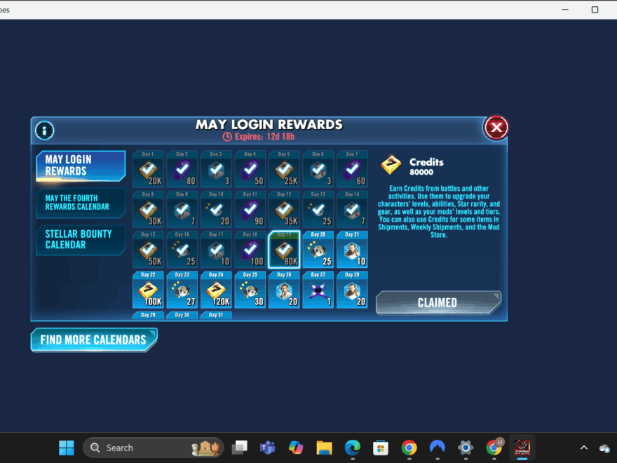 Webstore Missing Bonus Monthly Calendar EA Forums 4976837